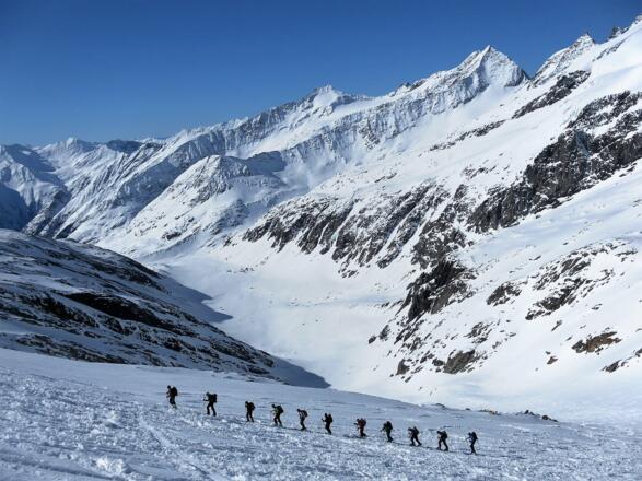 Maurertal, rechts Quirl und Malhamspitzen