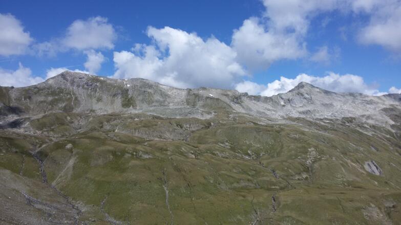 Blick Richtung Innerer und äusserer Knorrkogel
