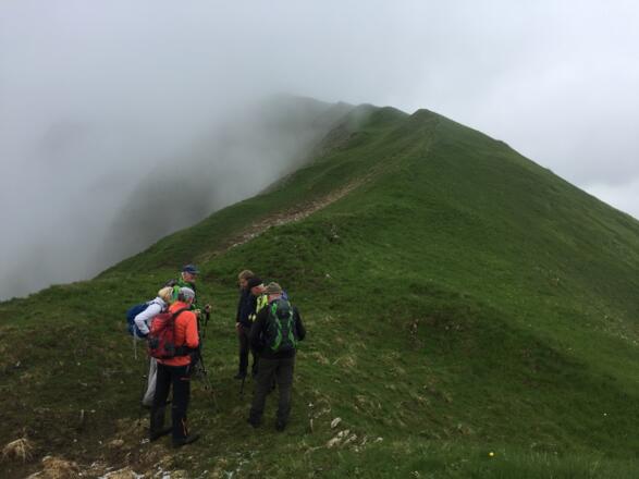 der weitere Kammverlauf zur Hochpleisspitze