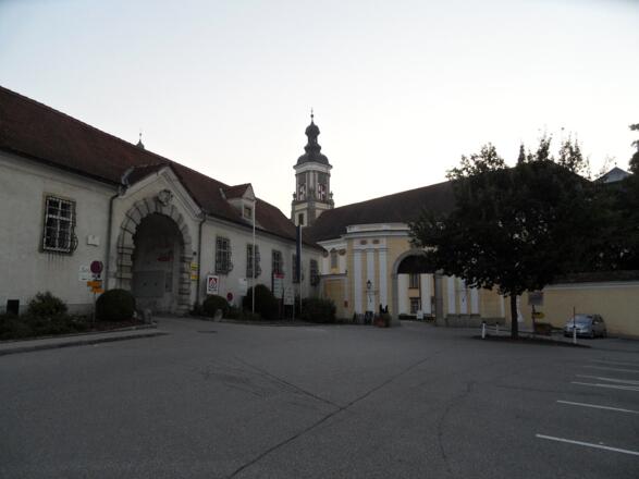 Haupteingang zum Stift St. Florian.