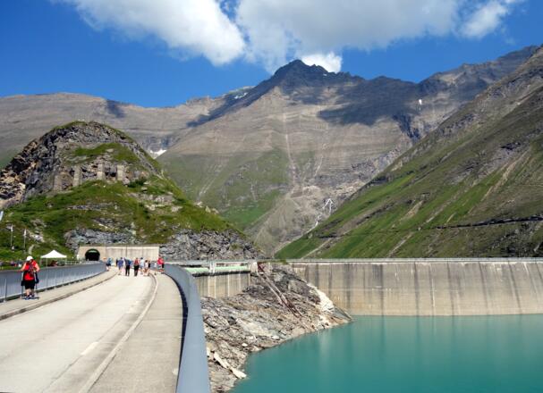 Staumauer 2045m plus Hoher Tenn