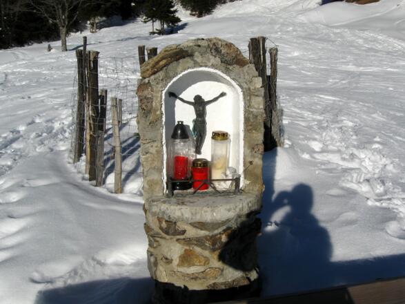 Eines von vielen Marterln unterwegs.