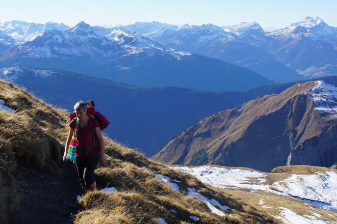 Am Ende des Gehrengrates in Richtung Steinernes Meer