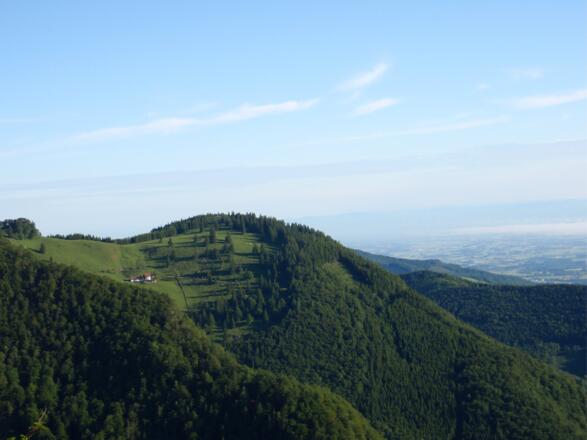 Tiefblick zur Gradnalm