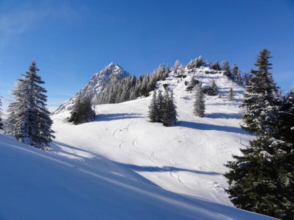 Sattel links vom Kl. Bosruck - hinten Bosruck