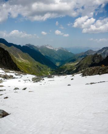Fast am Normalweg des Aperen Turms angekommen