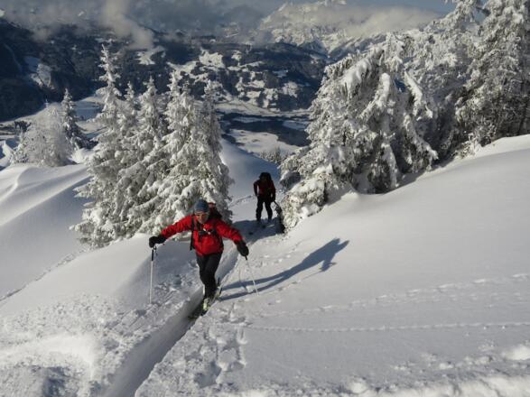 Der weitere Anstieg ...