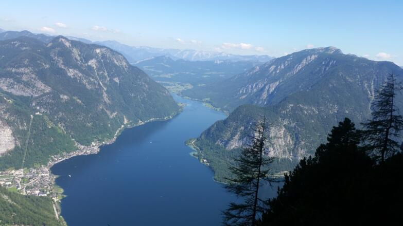 Ausblick aus dem Klettersteig