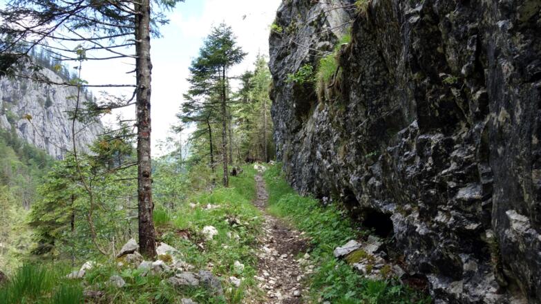 Abfahrt um 900 m