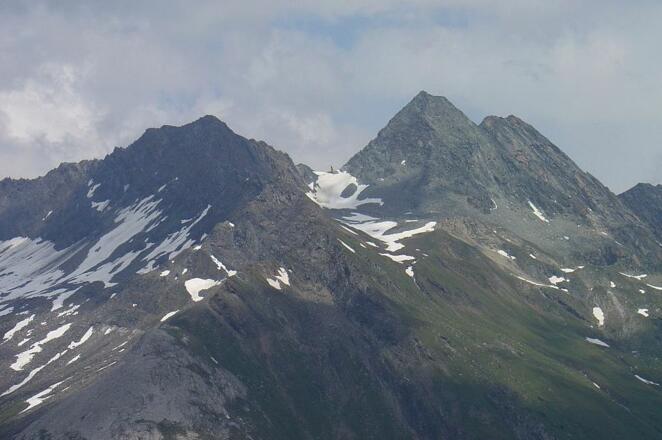 Blick vom Klamml Joch zum Rotenmanntörl