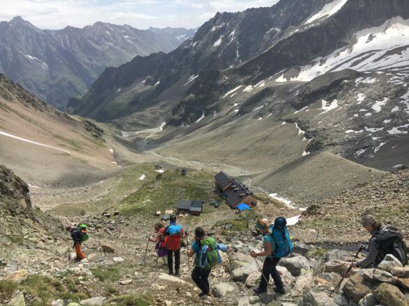 Tag 3: Ankunft an der Kaunergrathütte