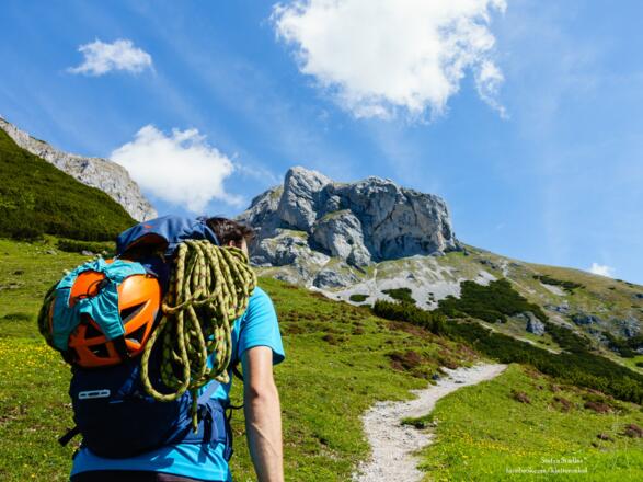 ein Stück nach der Hackelhütte ist das Ziel dann im Visier