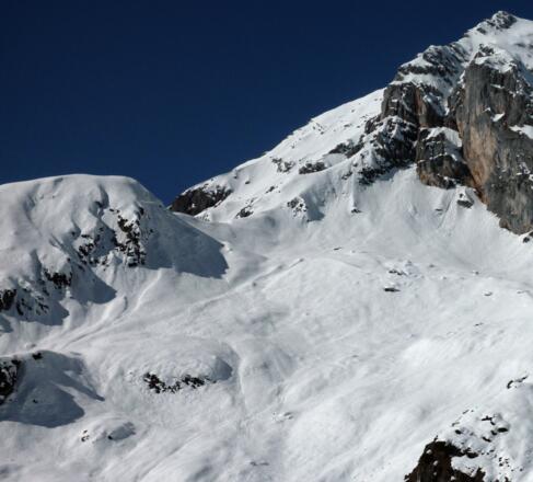 Der Hühnerkopf 2001 m. ein weiteres Skitourenziel