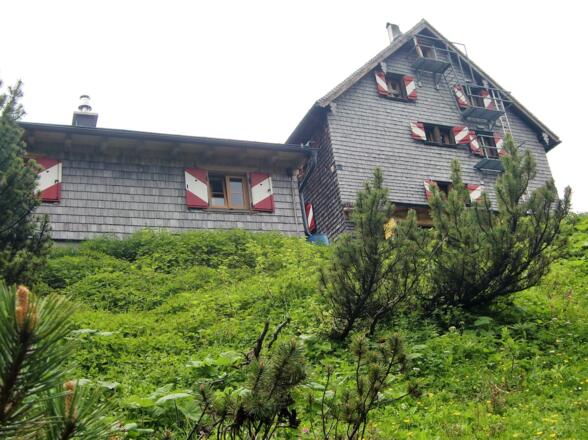 letzte Meter zur Peter Wiechenthaler Hütte