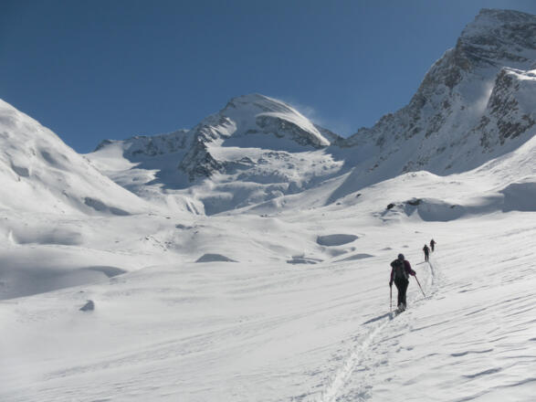 Rötspitze, links am Kamm die Rötschulter