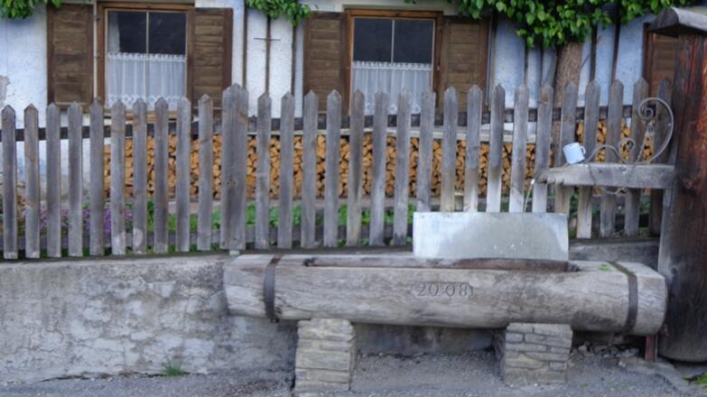 Der zweite Brunnen in Gagers, herrlich kühles Wasser bei heißen Temperaturen.