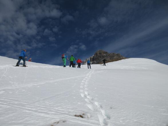 Die letzten Meter hinauf auf den Seekopf