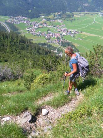 Heiterwang aus der Achseljoch Nordflanke