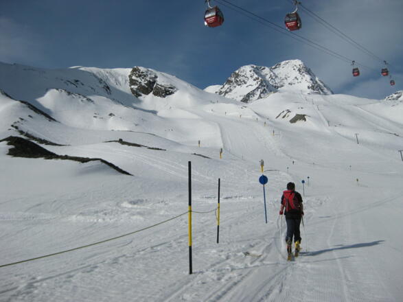 Schaufelspitze Nordseite von der Dresdnerhütte aus gesehen