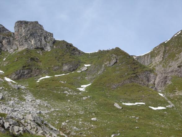 Letzter Aufstieg bis zum Fürggele