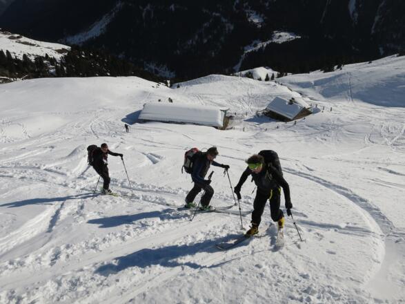 Über der Schäfalm ...