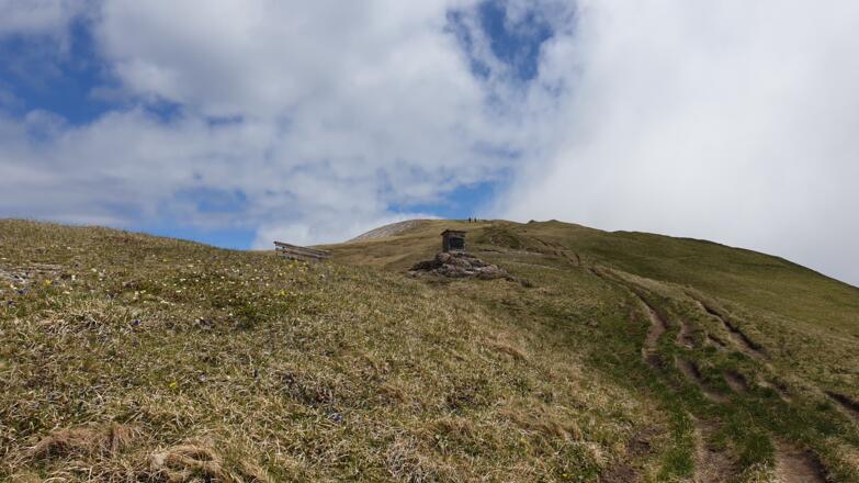 Wenige Meter von der Blaserhütte zum Gipfel