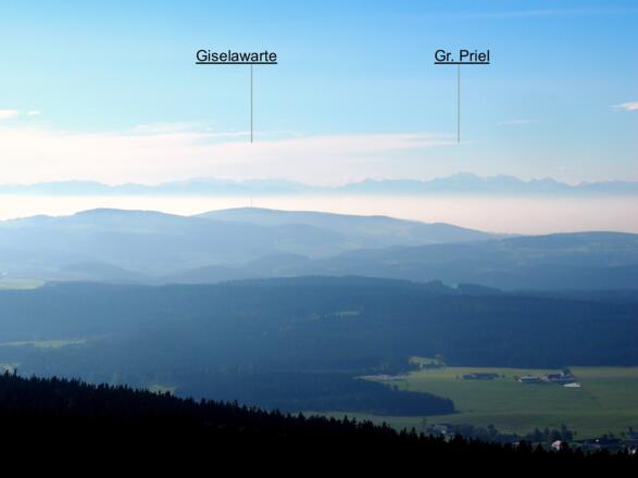 Blick nach Süden zum Toten Gebirge