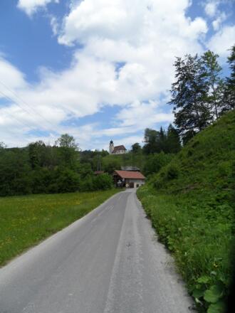 Bergab nach Brunnbach