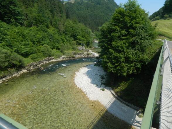 Brücke beim Bootshaus