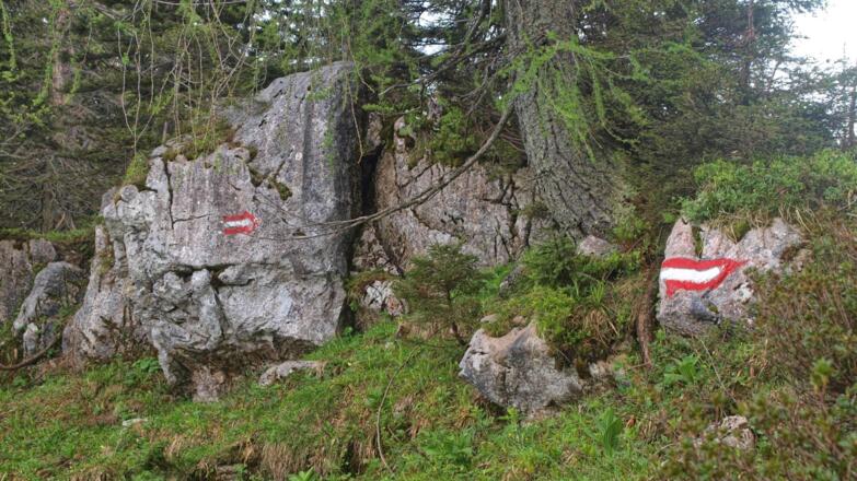 Ausstieg auf den Langfirst
