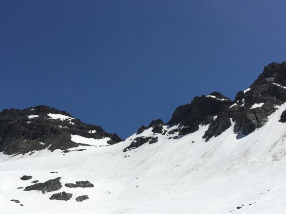 Blick auf die Rauhkopfscharte