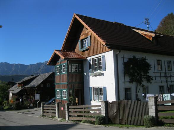 Wir nähern uns Bad Gosiern, hier der Ortsteil Lasern.