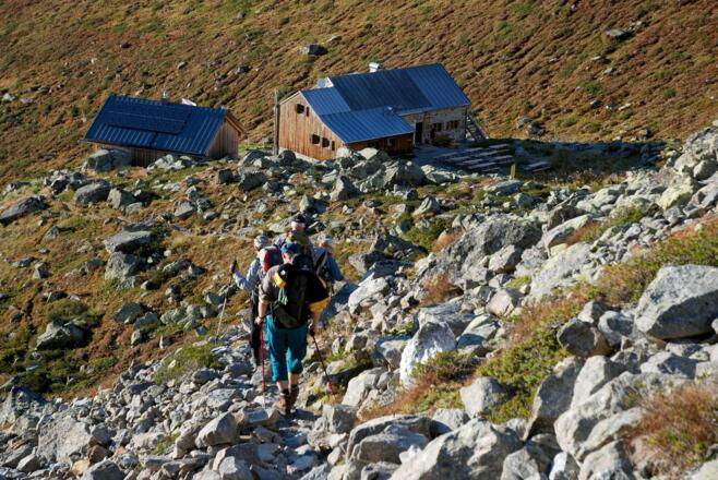 Unser Ziel, die Rüsselsheimer Hütte
