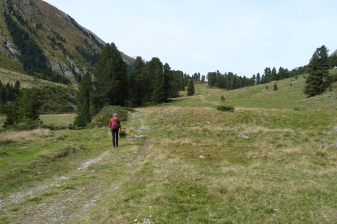 Am Ende des Traktorweges steht das Gepatschhaus auf einer kleinen Anhöhe.