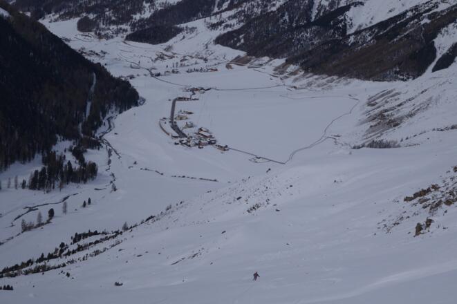 Blick ins Dorf Melag