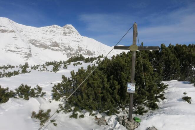 Am Gipfel des Eisernen Bergl mit Blick aufs Warscheneck