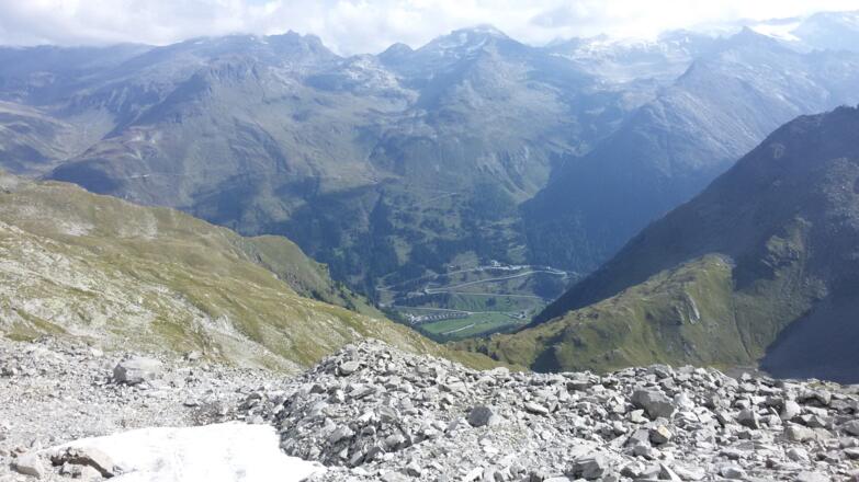 Blick zum Ziel - Matreier Tauernhaus