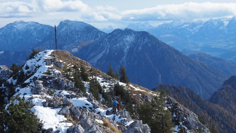 Rückblick zur Pyramide