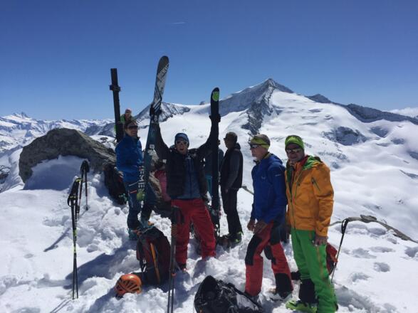 Bereit zur Abfahrt sobald die Westwand auffirnt