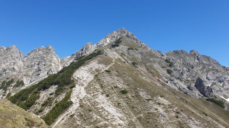 Der Weiterweg über den Südrücken
