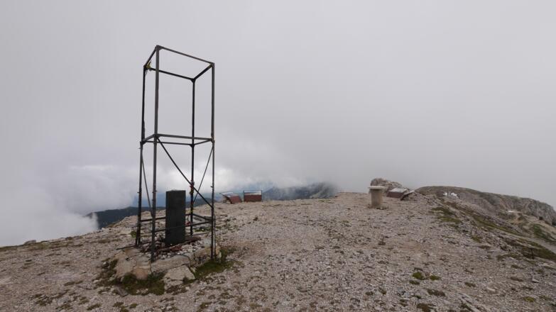 Auf dem höchsten Punkt des Pasubiomassivs