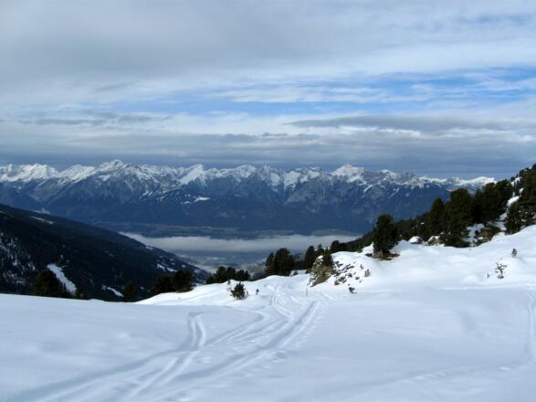 Blick nach Norden ins Inntal.