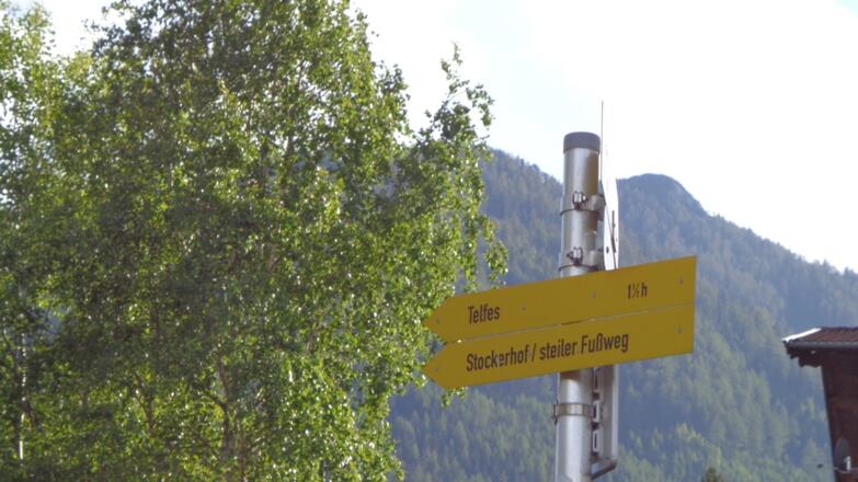 Immer wieder gut ausgeschildert.