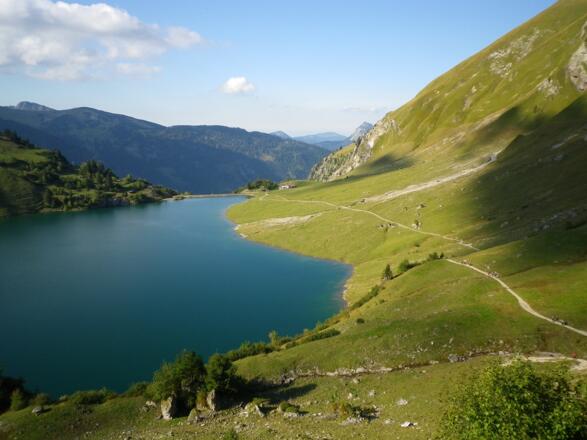 Rückweg entlang Traualpsee