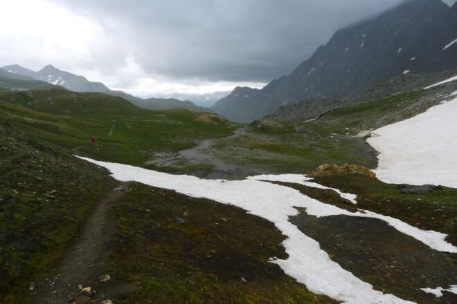 Auf dem Rud.-Tham-Weg zur Hütte