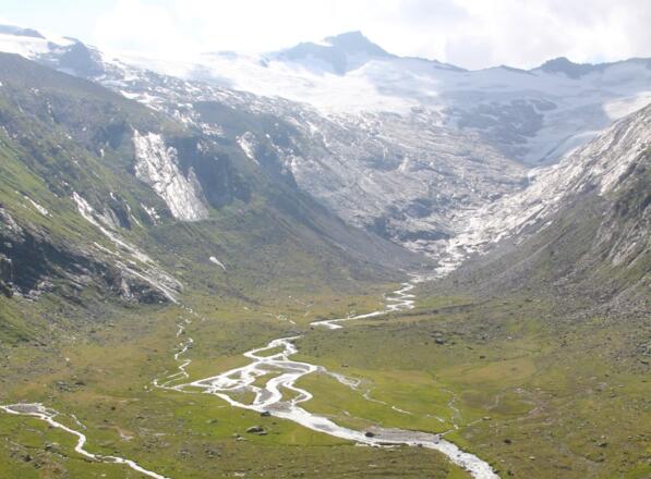 Blick nach Süden in Richtung Schwarzenstein