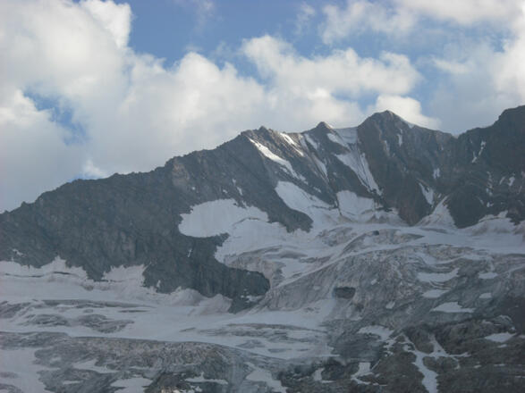 Blick vom Furtschaglhaus auf die Hochfeiler-Nordwand