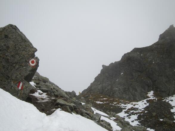 Kurz vor der Gollingscharte (2.326 m) (03.10.2015)