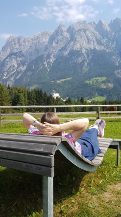 Relaxen mit Bergblick