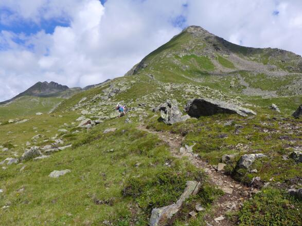 Der Aufstieg ist schon etwas steiler
